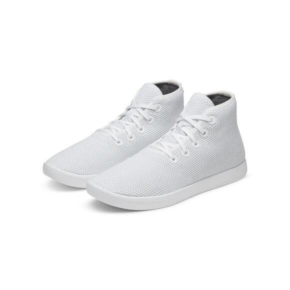 NIB! Allbirds Men's Tree Topper High Top Sustainable Sneaker in Chalk - Size 7 - Picture 2 of 10